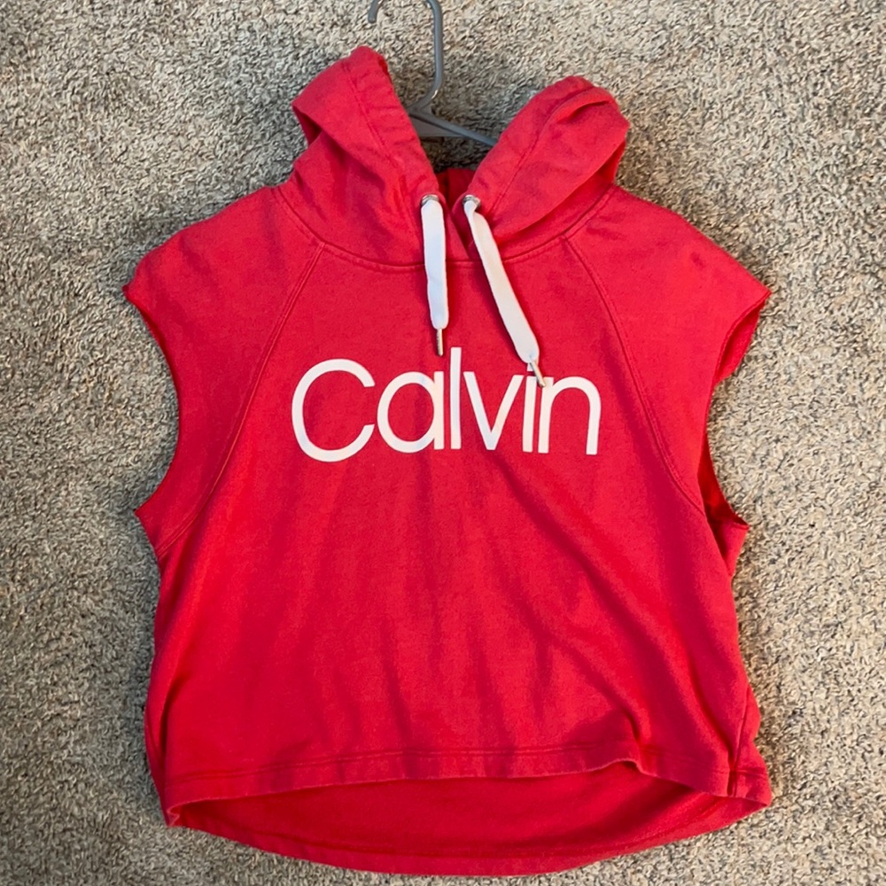 Hooded/Cropped workout top